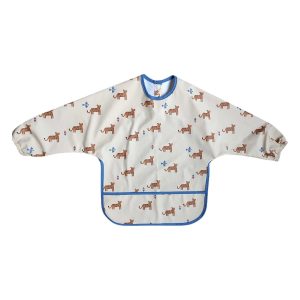 Le petit souk – Bavoir tablier manches longues – Tigre