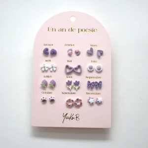 Yuko.B – Boucles d&rsquo;oreilles – Un an de poésie – Parme