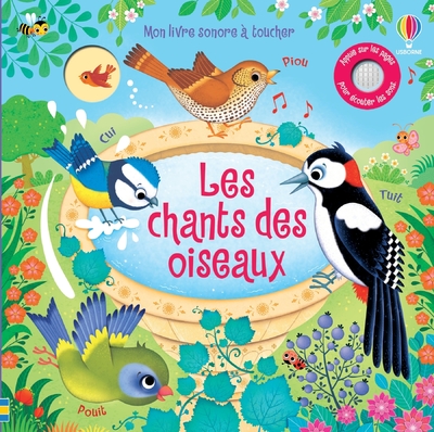 Livre – Mon livre sonore à toucher – Les Oiseaux