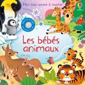 Livre – Mon livre sonore à toucher – Les bébés animaux