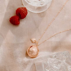 Bola de grossesse : Coeur de Marie or rose