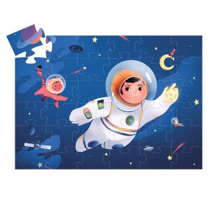Djeco – Puzzle – Un astronaute dans la lune – 36 pcs