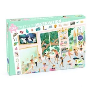 Djeco – Puzzle Observation – L’école de danse – 100 pcs