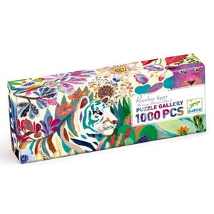 Djeco – Puzzle gallery – Rainbow tigers 1000 pcs