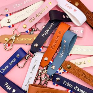 Porte-clés à message