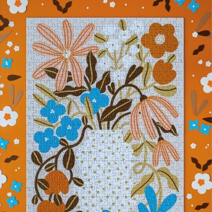 Puzzle 500 pièces Myosotis & Capucine