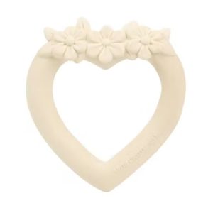 A Little Lovely Company – Anneau de dentition – Coeur écru