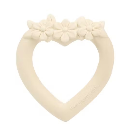 A Little Lovely Company – Anneau de dentition – Coeur écru
