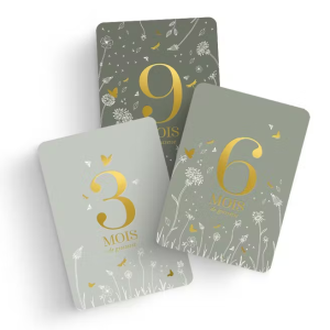 Cartes étapes Grossesse « Au jardin »