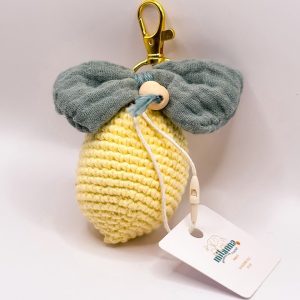 Porte clé crochet – Citron