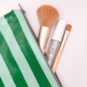 Trousse – Rayures vertes