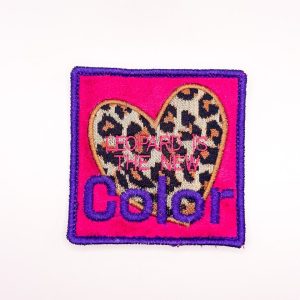 Écussons – Léopard is the new color ROSE