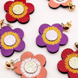 Boucles d’oreilles fleurs MONA
