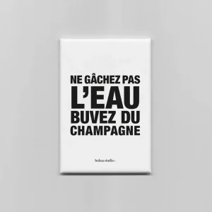 Magnet – Eau et Champagne