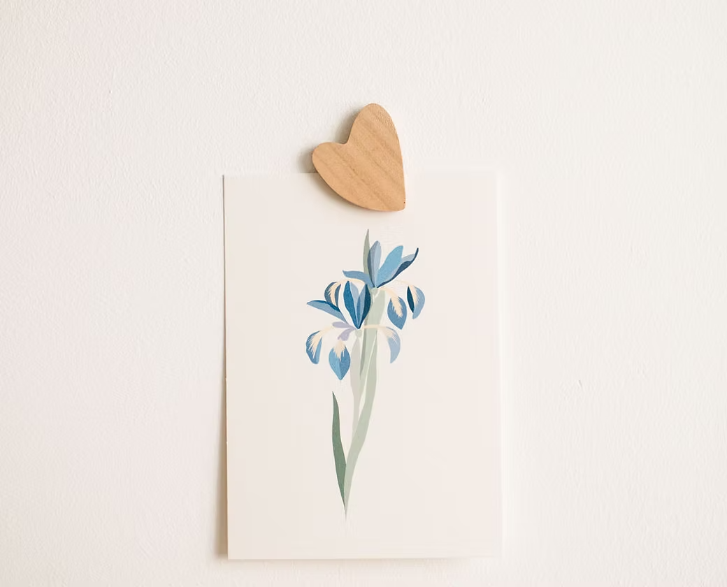 Bijou mural Coeur bois – Image 2