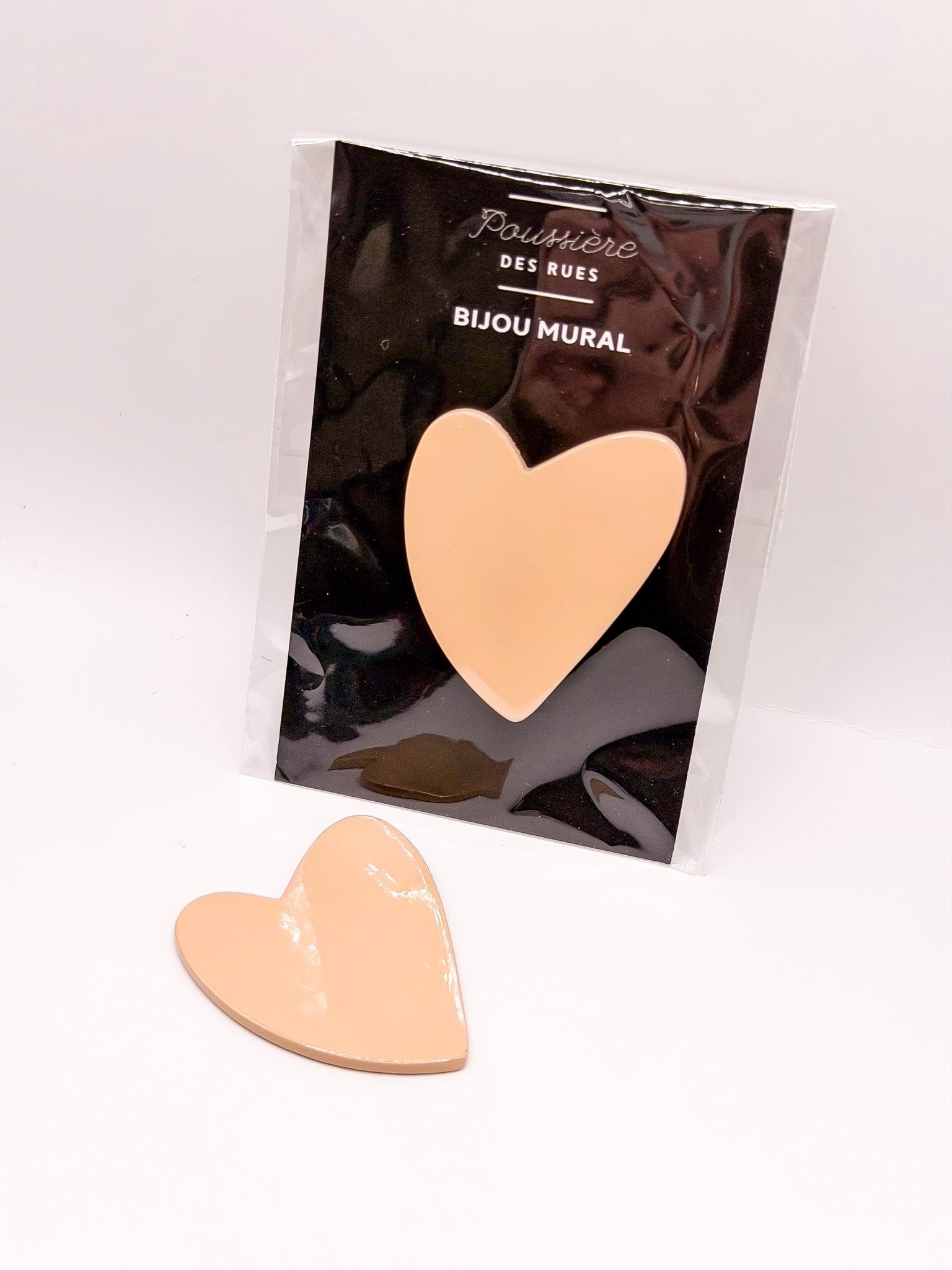 Bijou mural Coeur rose