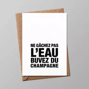Carte Eau & Champagne