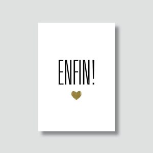 Carte “Mariage” : Enfin !