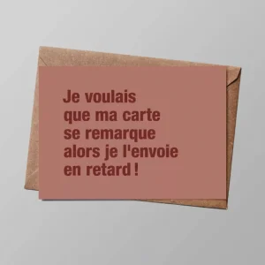 Carte Retard