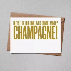 Carte Rime Champagne