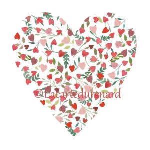 Carte Coeur coeur