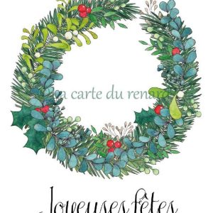 Carte Joyeuses fêtes