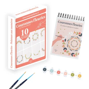 Peinture aux numéros – Couronnes fleuries