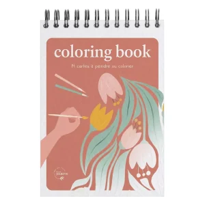 Coloring book – Fleurs A6