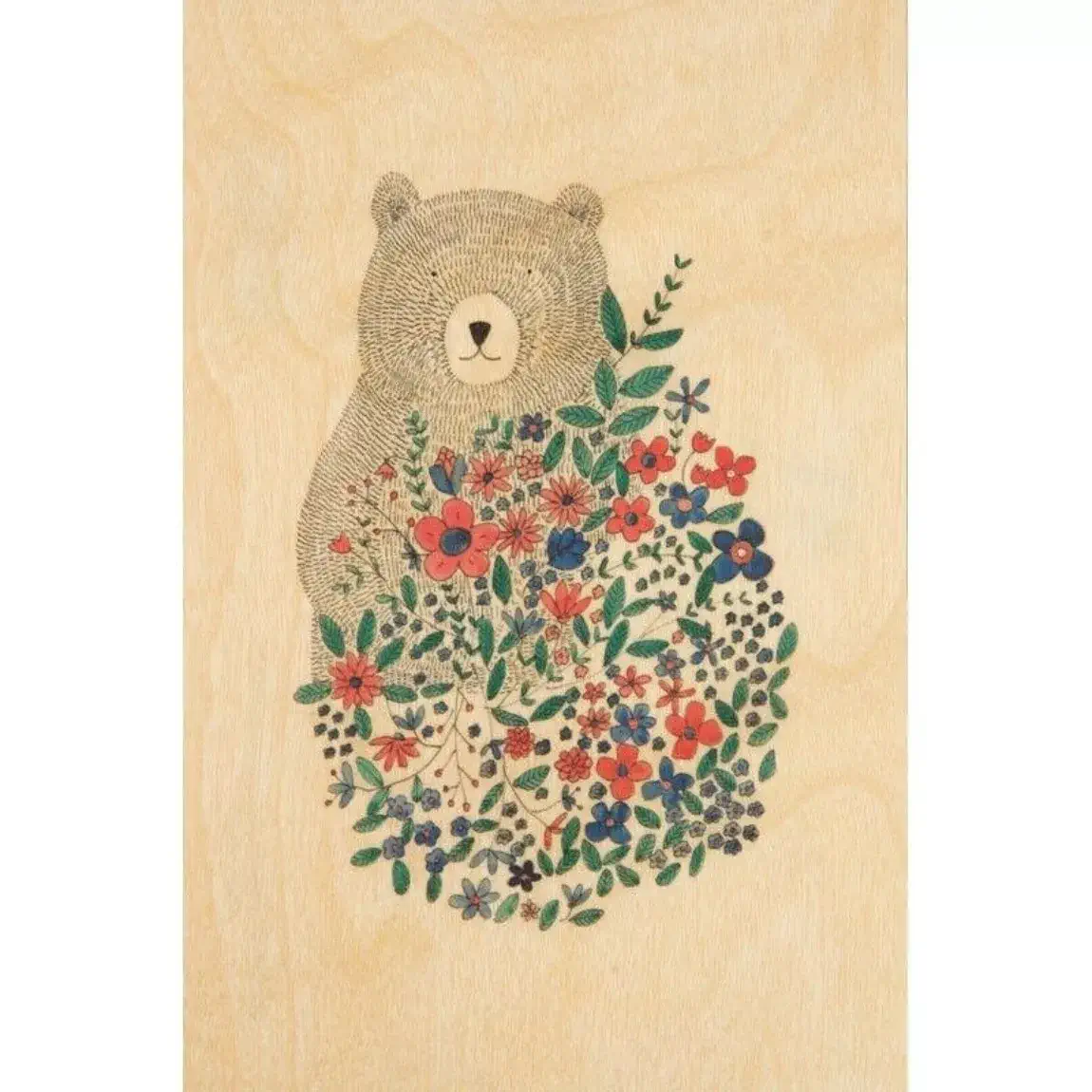Carte bois – Ours