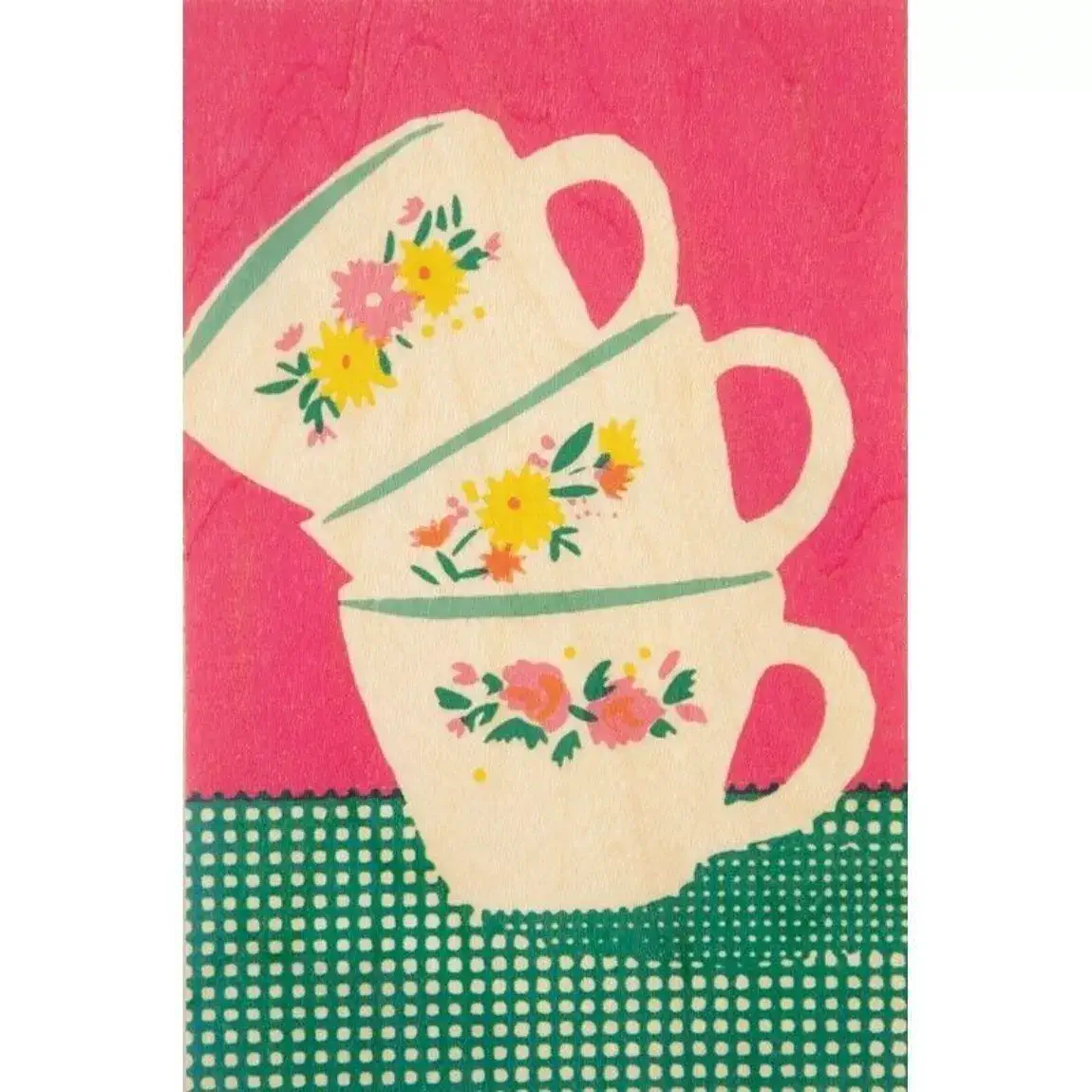 Carte bois – Tasse