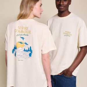 Le t-shirt Vivre d’amour et d’eau fraîche