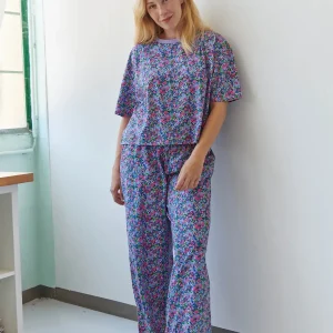PYJAMA LONG Confettis violet