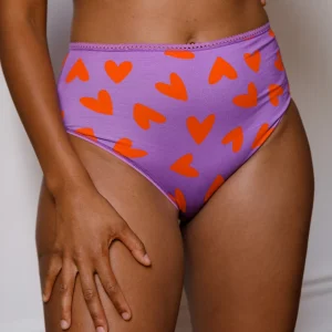 Culotte Taille Haute Mi amor Violet