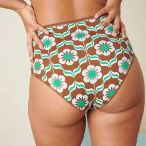 Culotte Taille Haute Sheila Marron