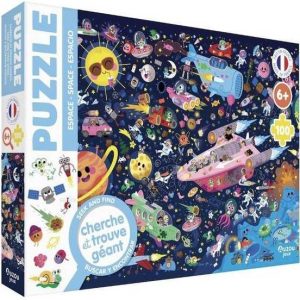 Auzou – Puzzle cherche et trouve – Espace